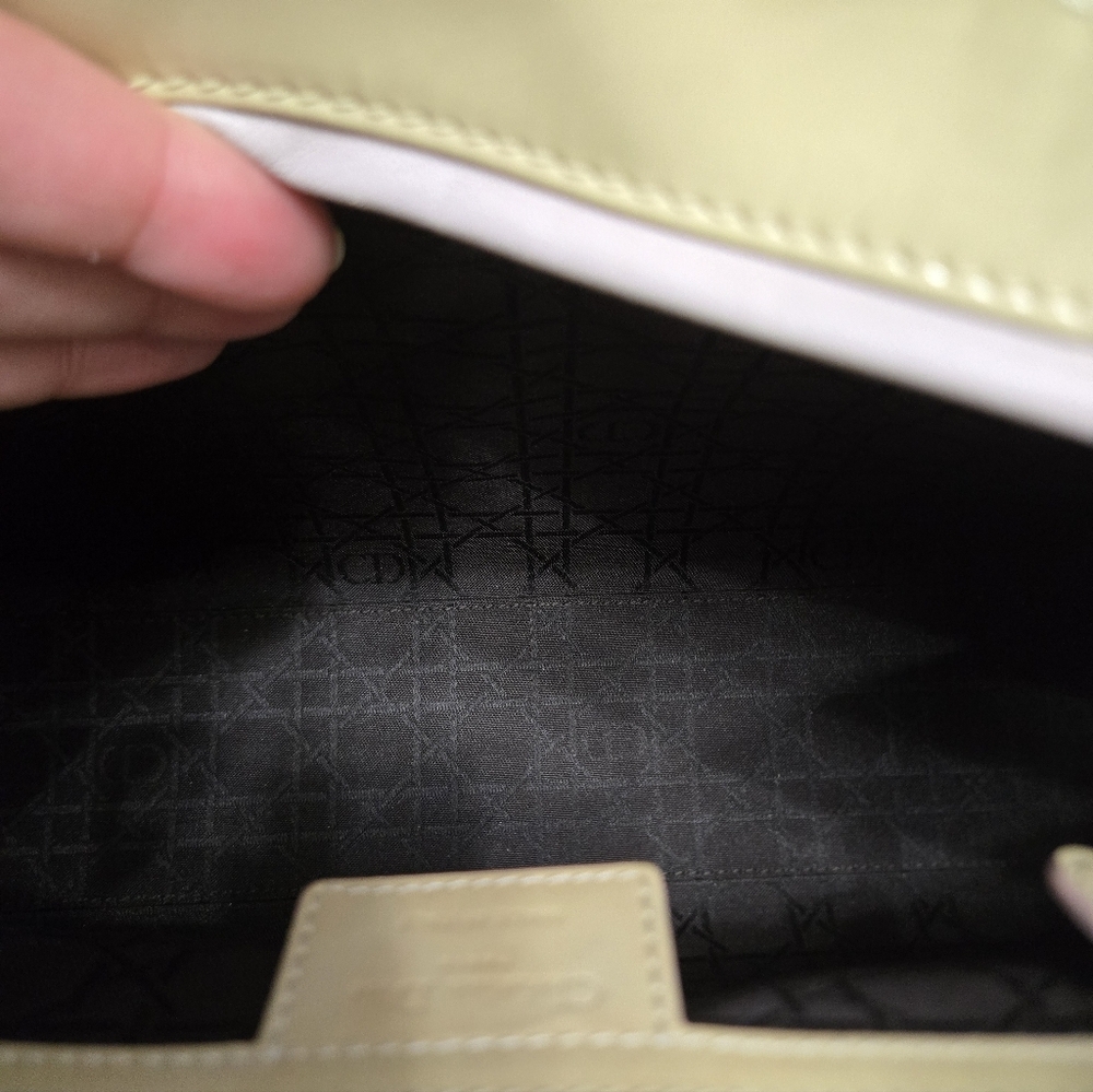 Christian Dior Lady Dior Bag Cannage Quilt Patent Large - Picture 5 of 14